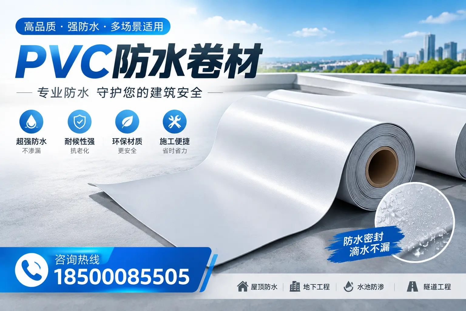 PVC防水卷材的市场竞争分析,廊坊品牌选择参考